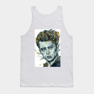 JAMES DEAN watercolor portrait .6 Tank Top